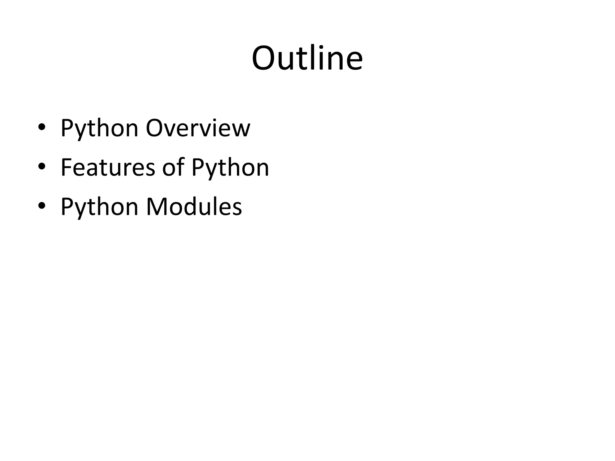 Introduction to Python | PPT