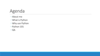 Introduction to Python | PPT
