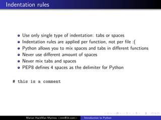 Introduction to python | PPT
