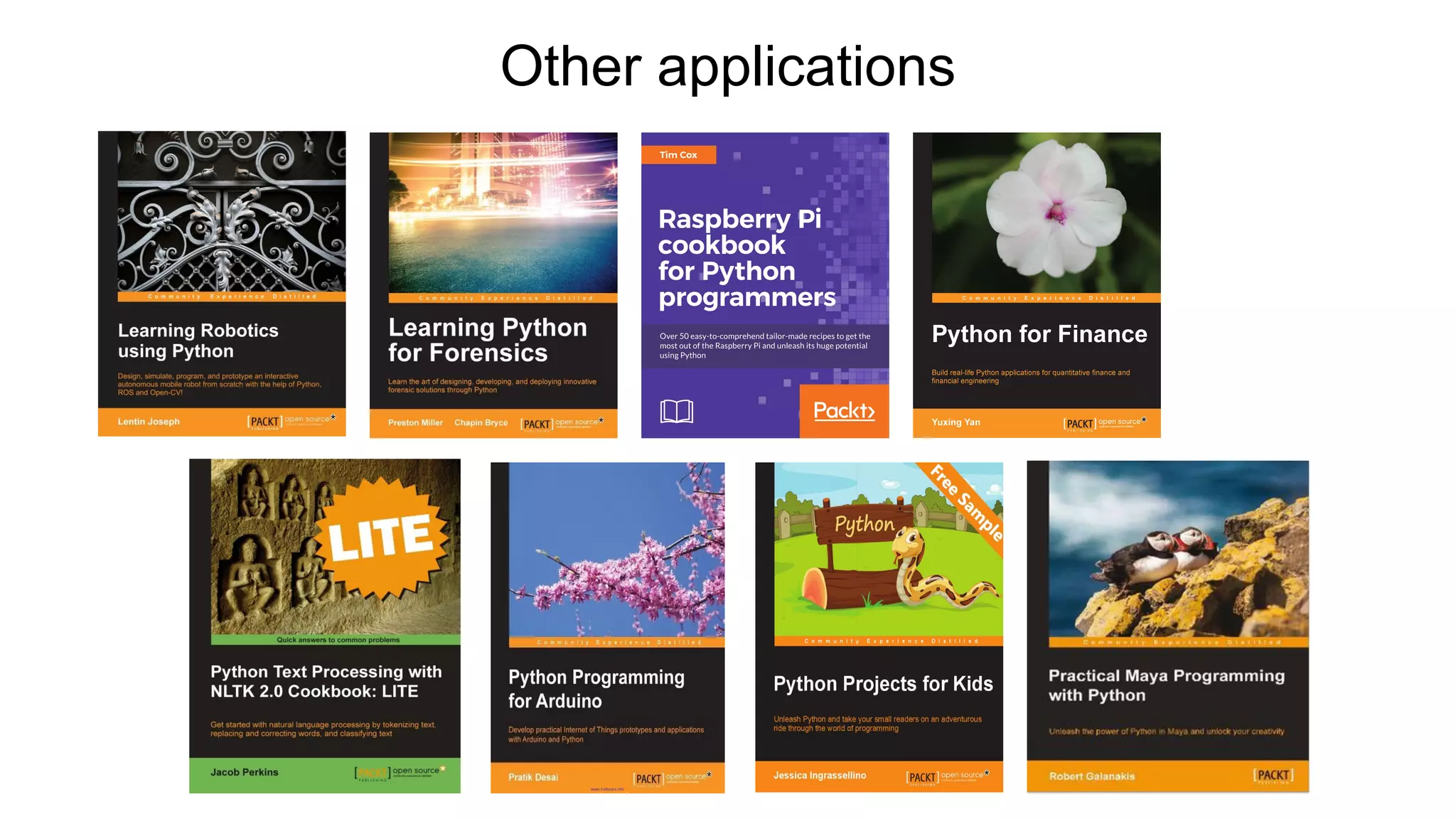 Other applications
 