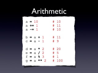 Arithmetic
 