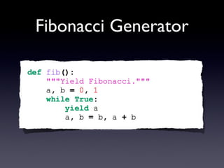 Fibonacci Generator
 