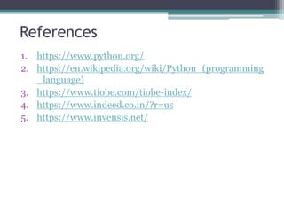Introduction to python | PPTX