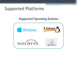 Supported Platforms
Supported Operating Systems
 