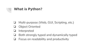 Introduction to python | PDF