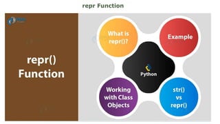 repr Function
 