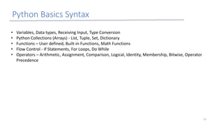 Introduction To Python | PPT