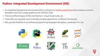 python integrated development environment | pptx... Introduction to Python.pdf