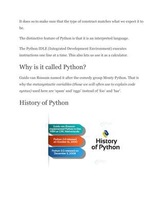 Introduction to Python | PDF