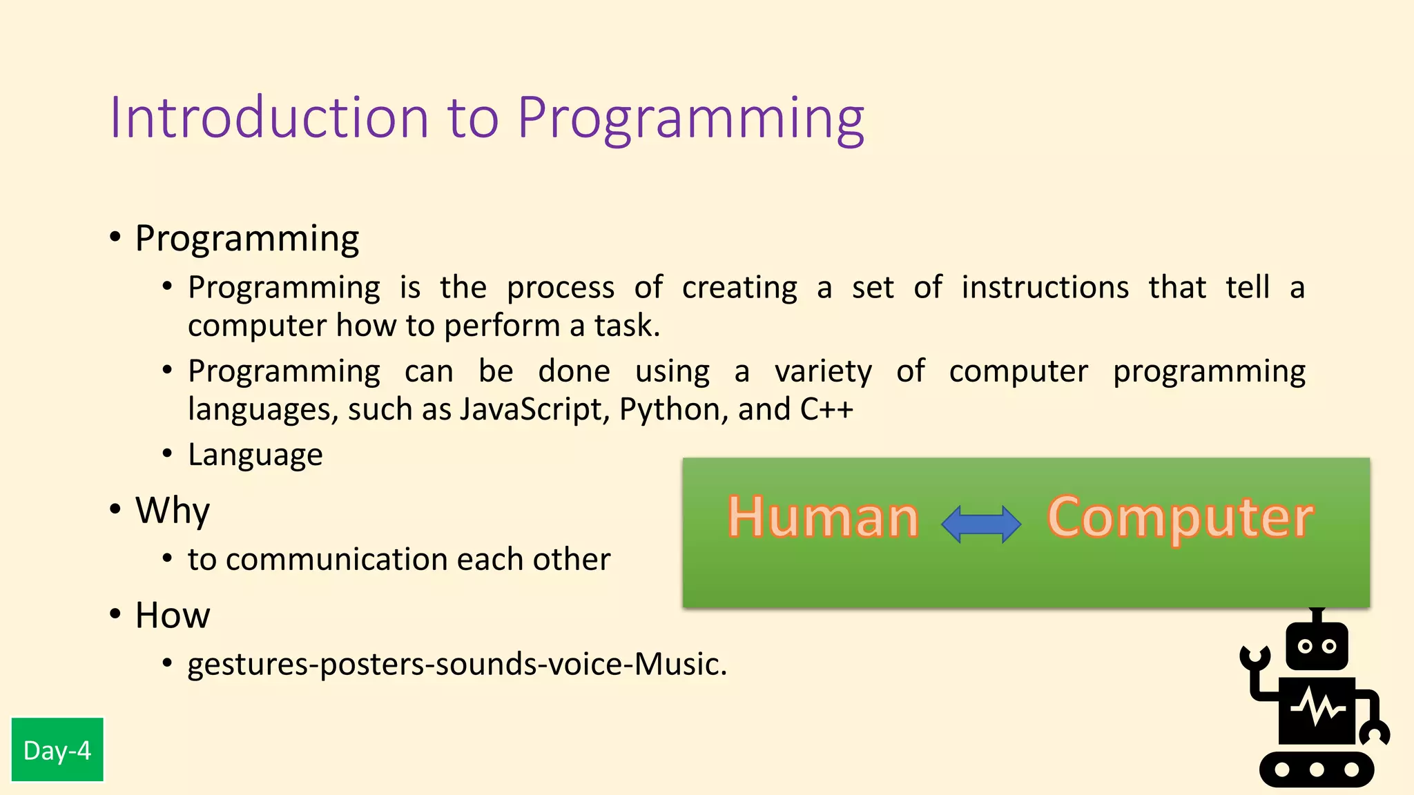 Introduction to python | PPT