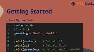 A Brief Introduction to Python - English | PPTX