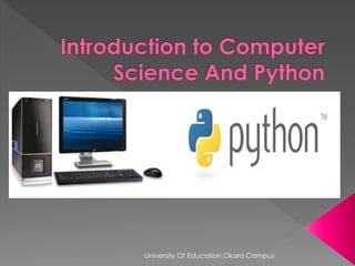 Introduction to Python | PPT