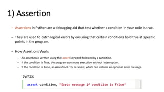 Introduction to Python Prog. - Lecture 3 | PPT