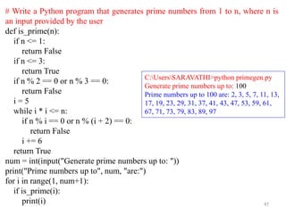 solved python program def main (): num = 0 show... Introduction to Python 01-08-2023.pon by everyone else. . Hence, they ...