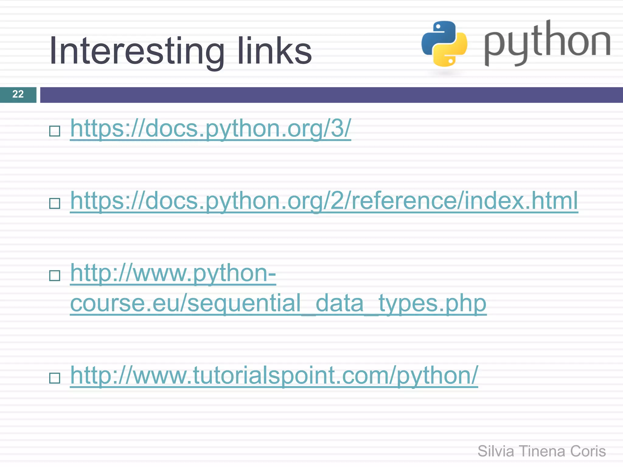 Introduction to Python 2 (part 2/2) | PDF | Programming Languages ...