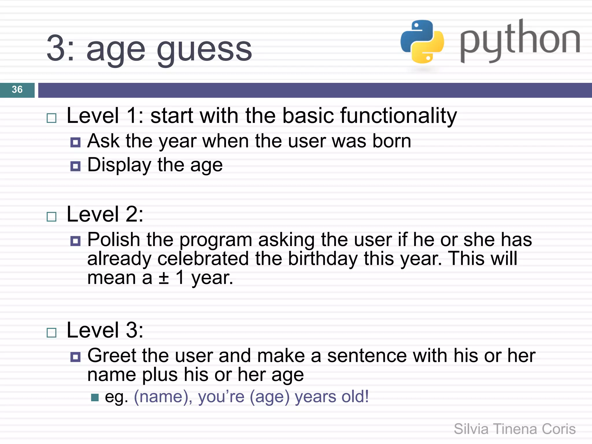 Introduction to Python 2 (part 2/2) | PDF | Programming Languages ...