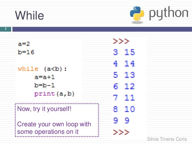 Introduction to Python 2 (part 2/2)
