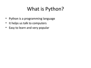introduction_to_python_class7.pptx...... | PPTX