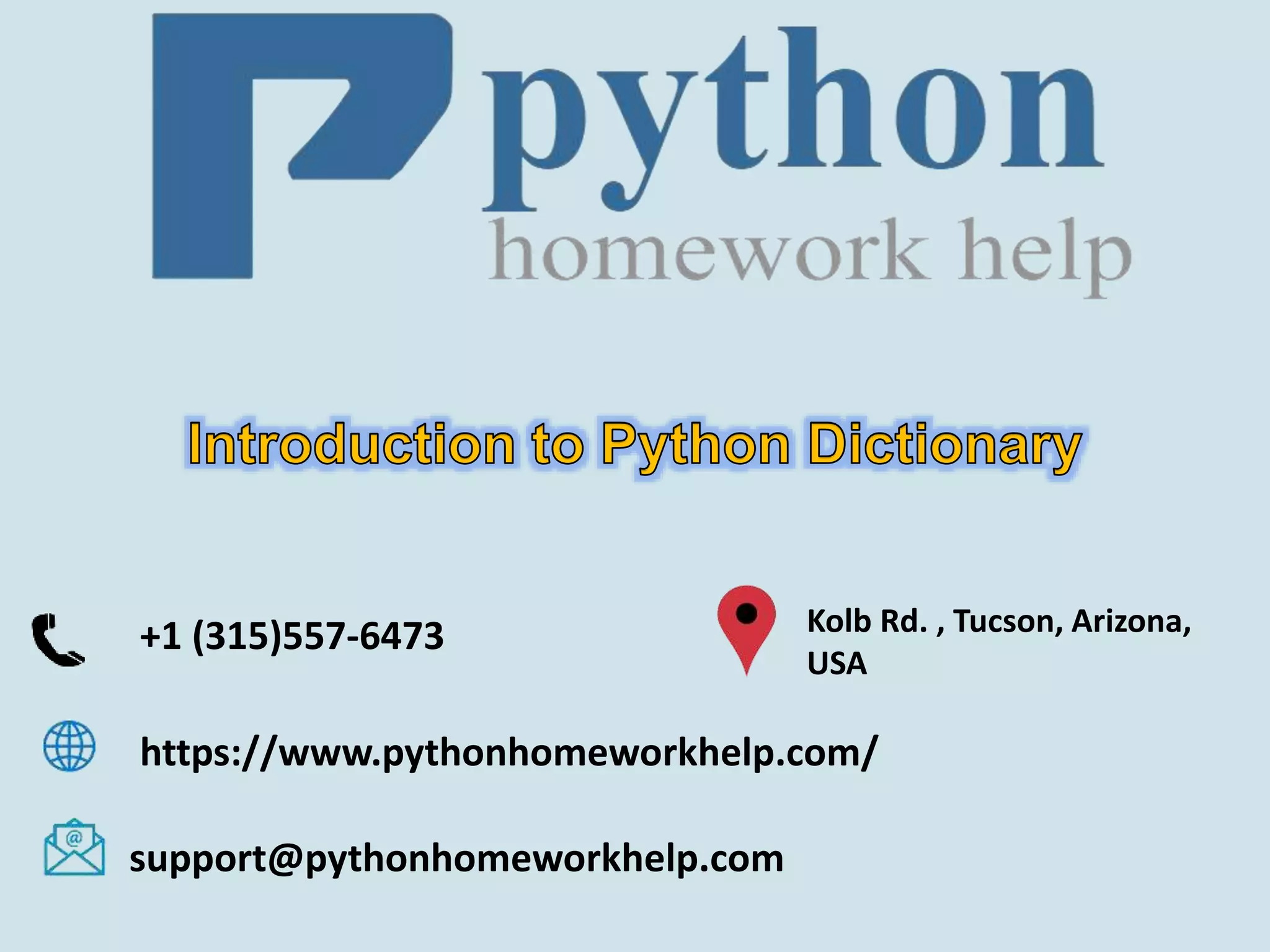 Introduction to Python Dictionary.pptx