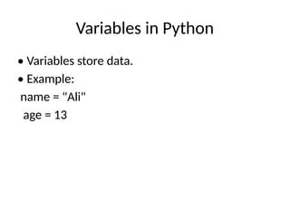 Introduction_to_Python_Grade_eight_classes_amman_english | PPTX