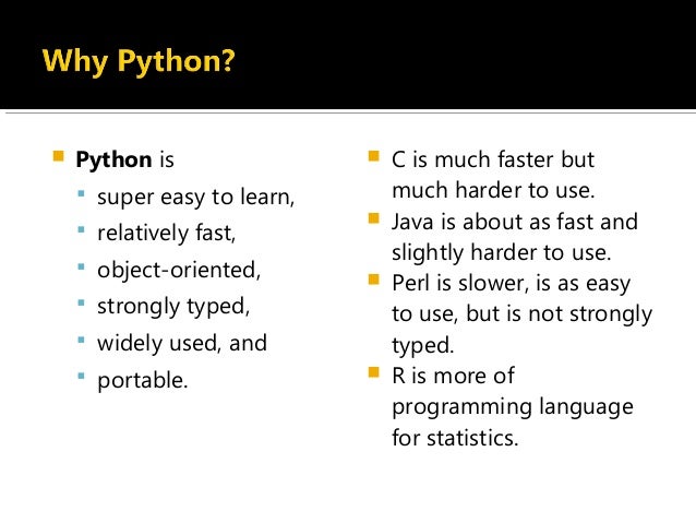 Introduction to Python Language and Data Types