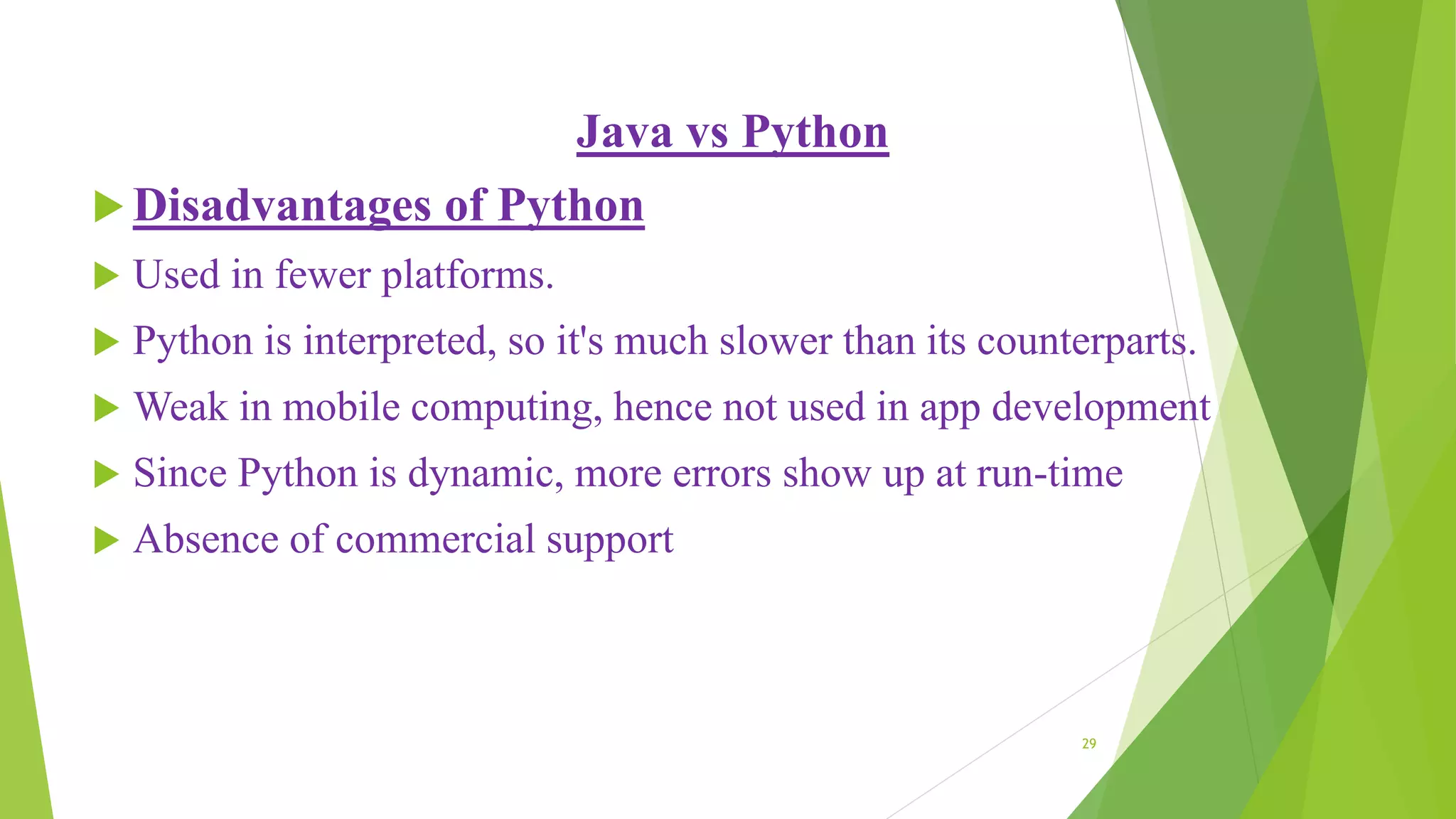 Introduction to python programming | PPT