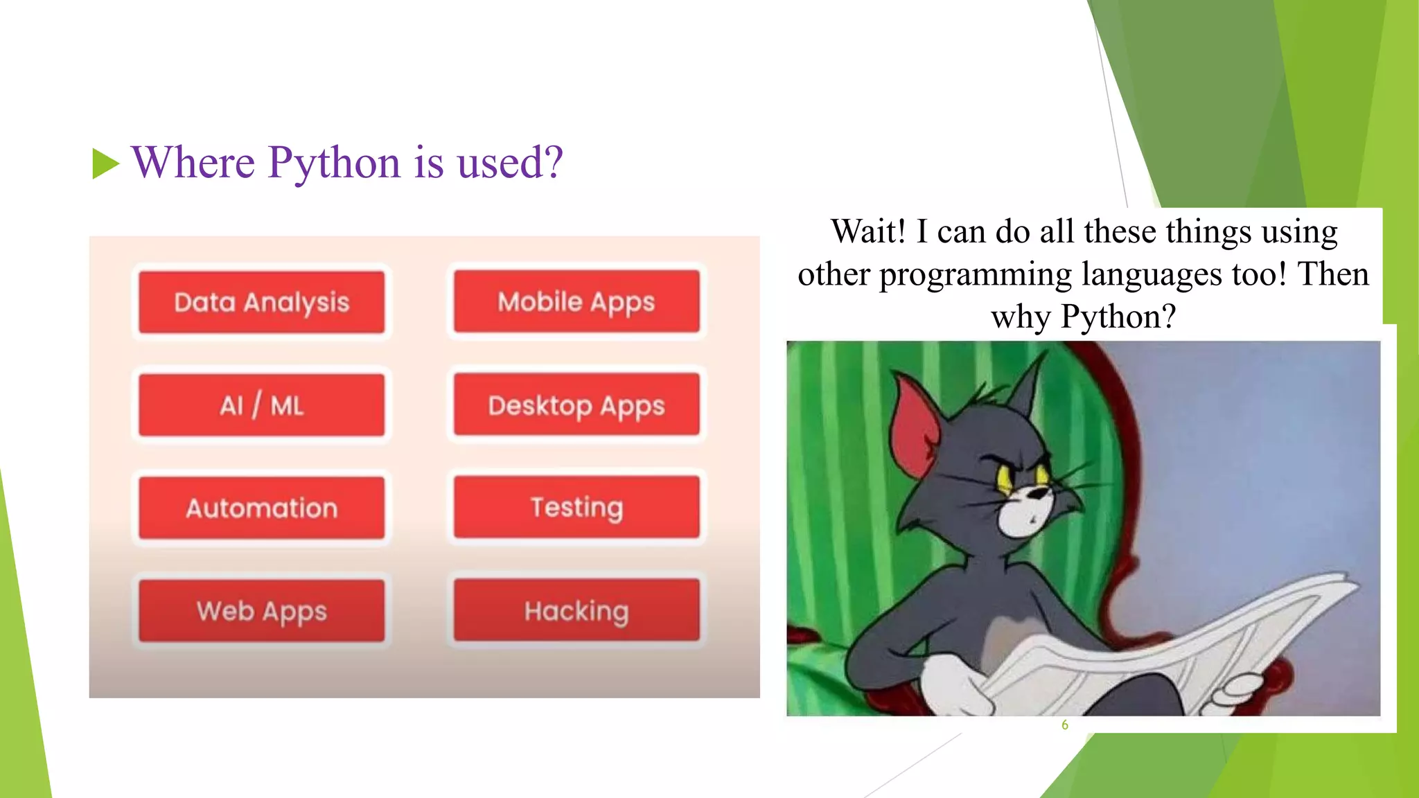 Introduction to python programming | PPT