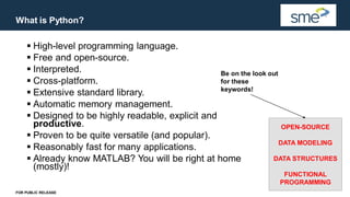 Introduction to Python Syntax and Semantics | PPT
