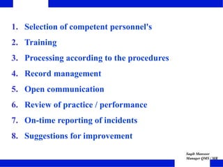 INTRODUCTION TO QUALITY MANAGEMENT SYSTEM (QMS) ISO9000 | PPT