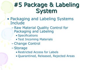 Packaging And Labelling Control.pdf Comprehensive Quality Management in Pharmaceutical and ...