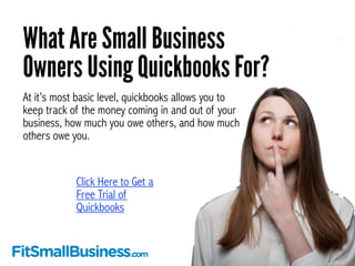 An Introduction To Quickbooks For Small Business Owners