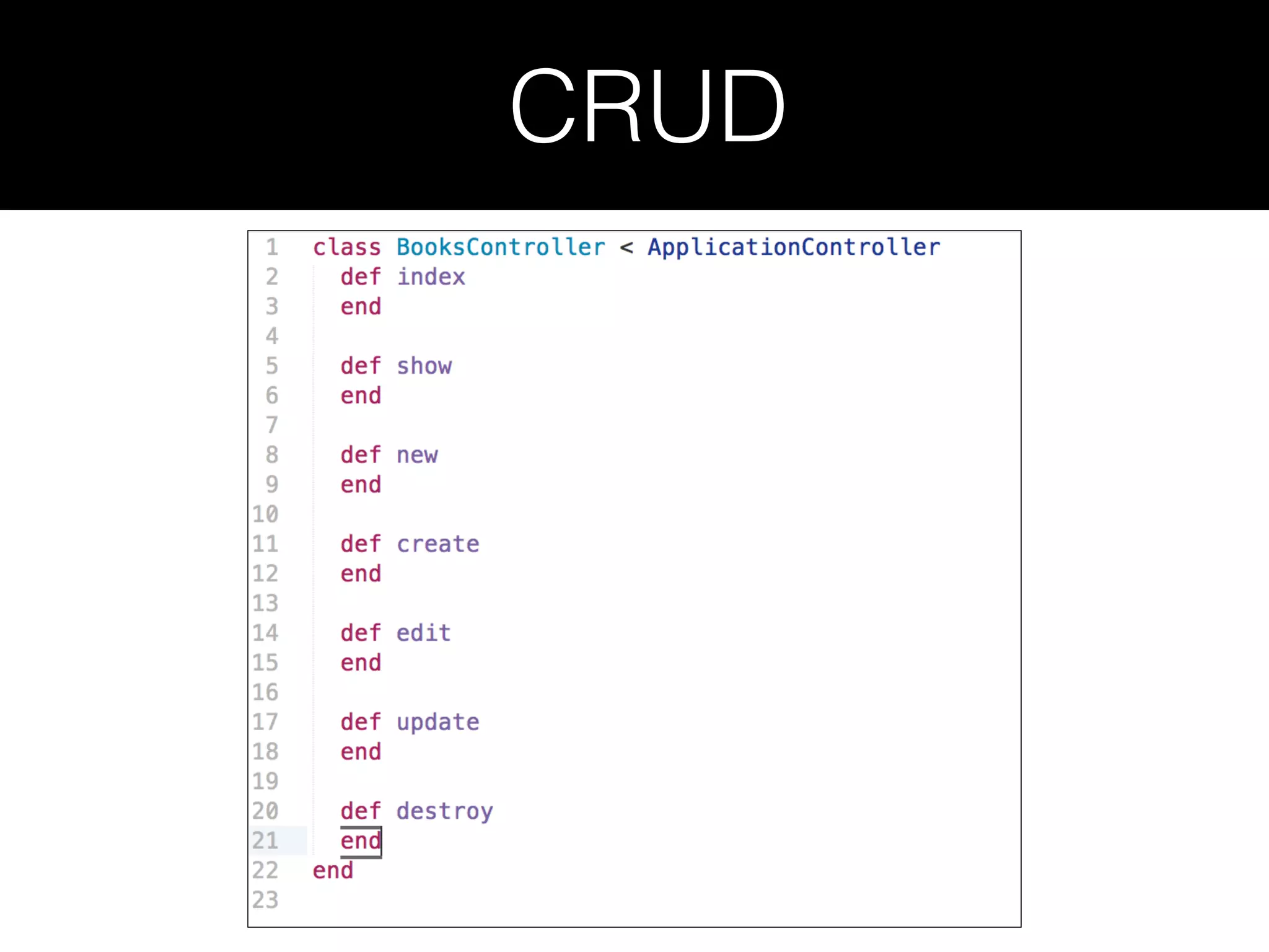 CRUD 