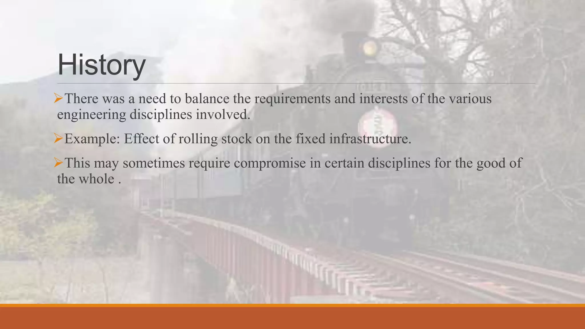 Introduction to railway engineering | PPTX