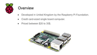 Introduction to Raspberry Pi | PPT