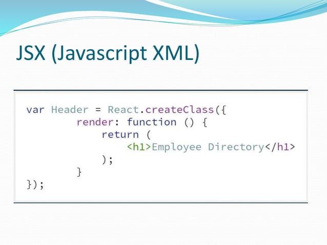 Introduction to React JS | PPTX | Web Development | Internet