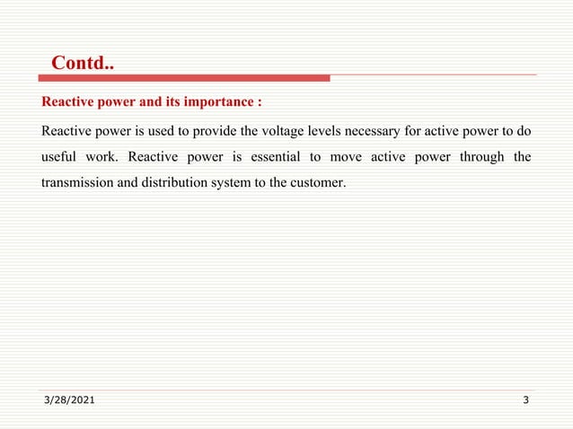 Introduction to reactive power control in electrical power | PDF