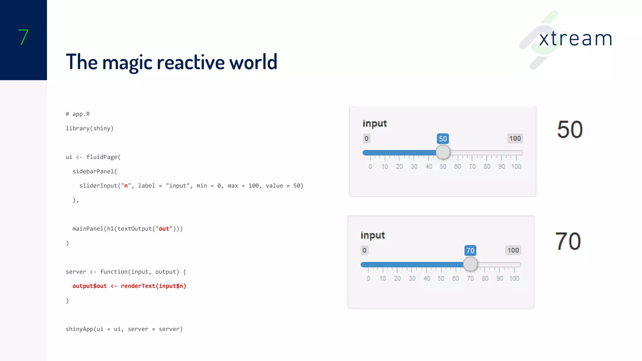 Introduction to reactive programming with R and Shiny | PPT