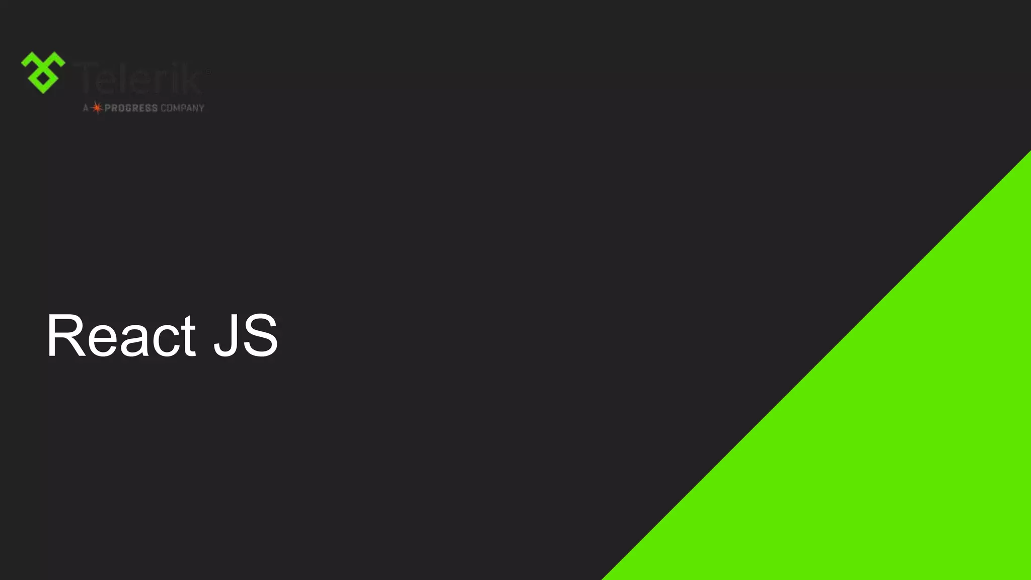 Introduction to React JS | PPT