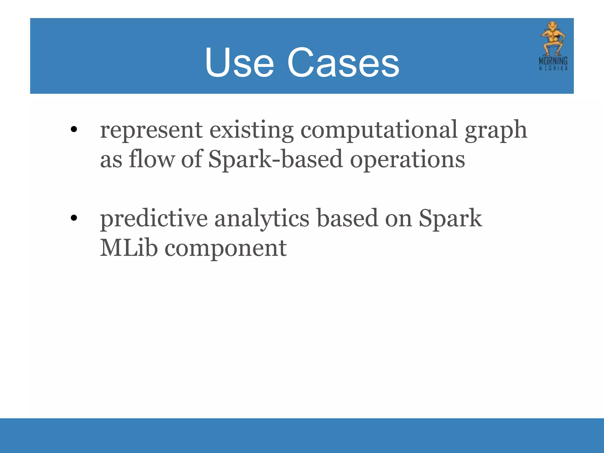 Lessons Learned • Spark simplicity is deceptive • Each use case is unique • Be really aware: • Databricks blog • Mailing lists & Jira • Pull requests Spark is kind of magic 