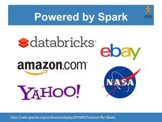 Powered by Spark
https://cwiki.apache.org/confluence/display/SPARK/Powered+By+Spark
 