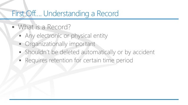 Why is the retention period of a document important?