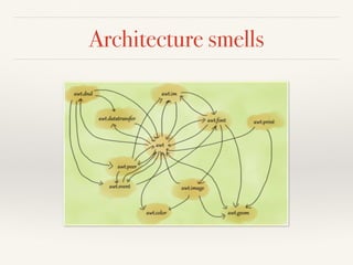 Architecture smells
 