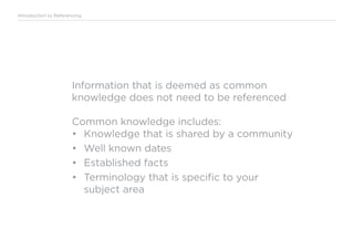 Introduction to Referencing | PDF