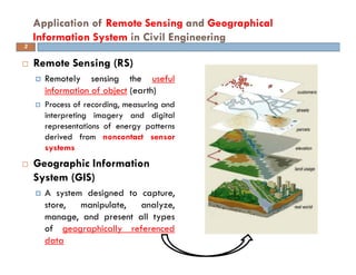 Introduction to remote sensing and gis | PDF