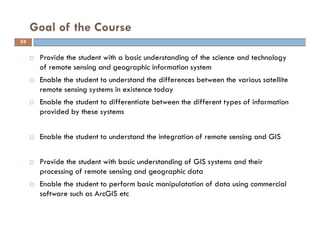 Introduction to remote sensing and gis | PDF