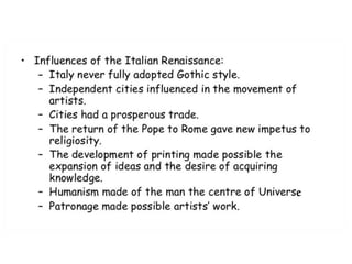 Introduction To Renaissance Introduction to renaissance period and architecture | PDF