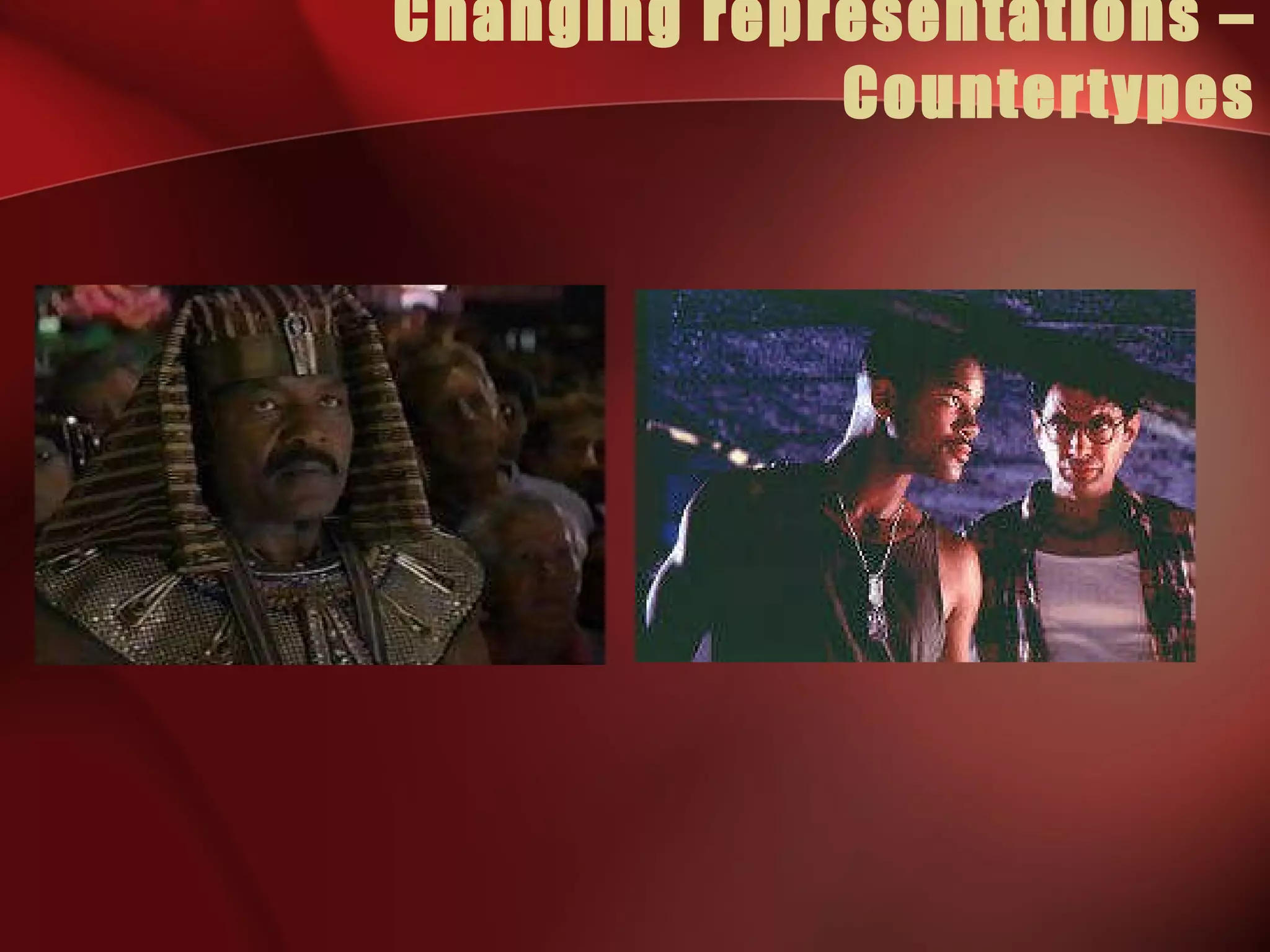 Changing representations – Countertypes 