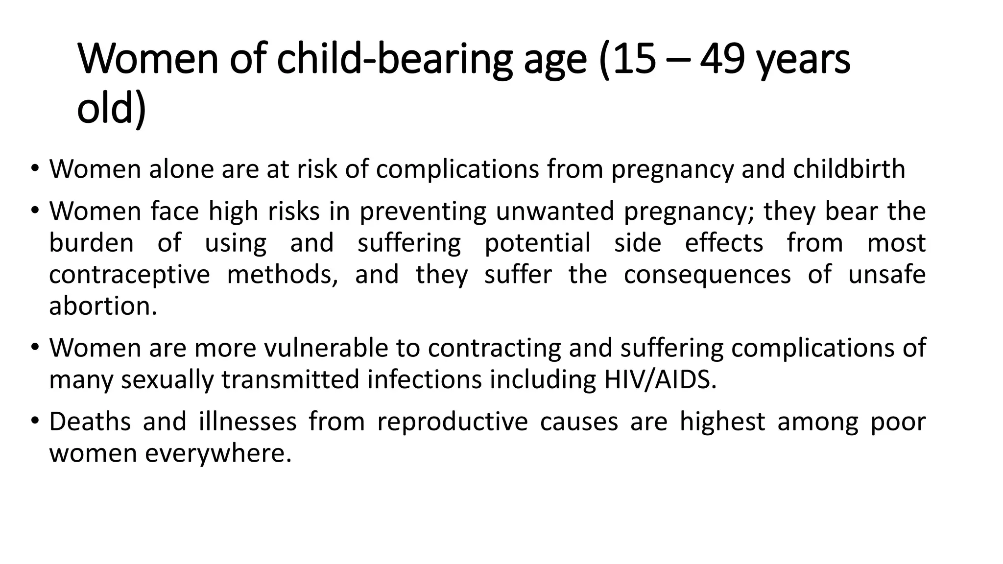 Discuss Reproductive Risk Introduction To Reproductive Health.pptx