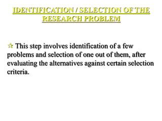 Introduction to research methodology | PPT