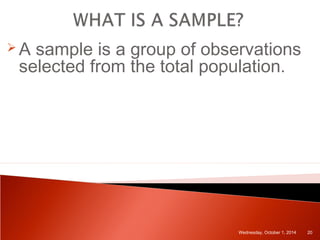 Introduction to research statistics | PPT